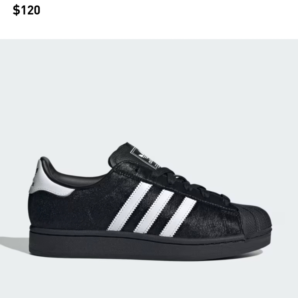 Adidas Superstar II Pony Hair Original Shell Toe Shoes JH9475 - Picture 3 of 16